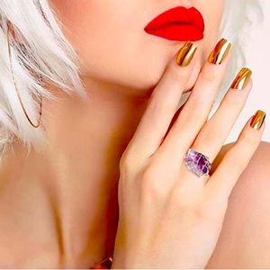 The Tranquility Ring 💍 Amethyst Silver